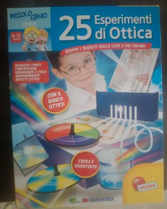 gioco " 25 esperimenti di ottica"