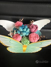 Bouquet di candele a forma di fiori