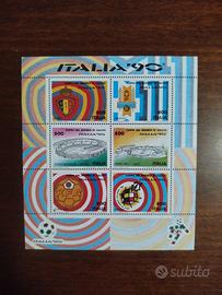 Francobolli Repubblica Italiana Foglietto Italia90