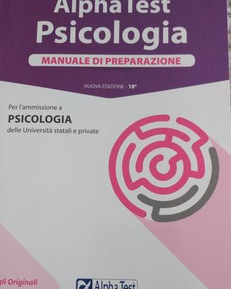 AlphaTest Psicologia/ Manuale preparazione