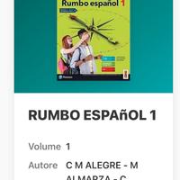 Libro spagnolo Rumbo espanol 1. 9788861616363