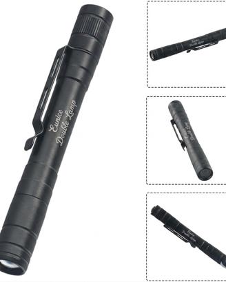 Mini Torcia LED a Penna Doppia Luce IP65 EDC
