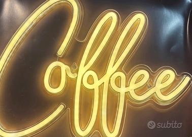Insegna led “coffee”