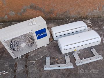 Condizionatore dual split HAIER9+9GasR32 RomaNord
