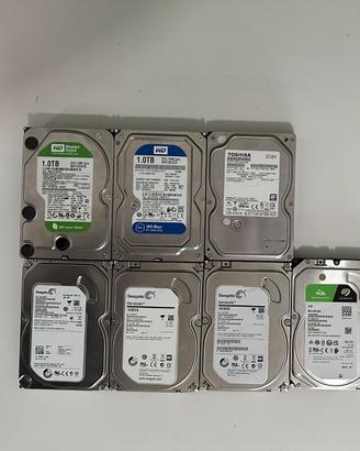 HDD 2TB, 1TB e 500GB 3,5"