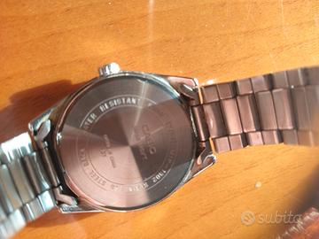 orologio Casio originale elegante Quadrante nero 