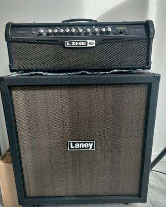 Testata line6 + cassa laney