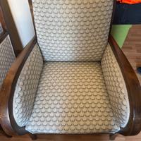 Elegante salotto 4 posti, inizio 900