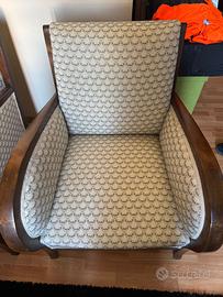 Elegante salotto 4 posti, inizio 900