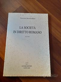 La società in diritto romano - Arangio-Ruiz