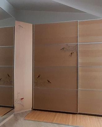 Armadio ikea rovere chiaro nuovissimo con angolare