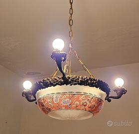 Lampadario Liberty anni 20/40