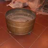 portavaso in ottone