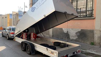 Rimorchio HECO Svedese in Alluminio - PTAC 2000 kg