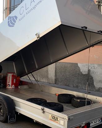 Rimorchio HECO Svedese in Alluminio - PTAC 2000 kg