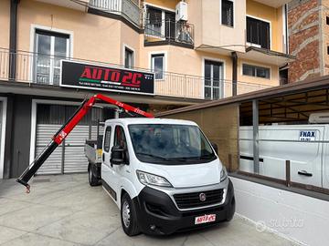 Fiat Ducato 2.3 MJT 130CV CASSONE GRU 7 POSTI