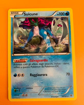 Carta Pokemon Suicune 20/101 Rara Holo