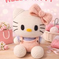 peluche hello kitty crochet 