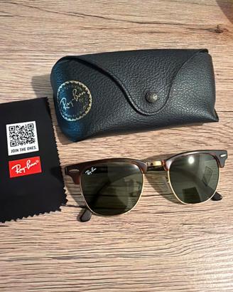 Ray Ban clubmaster e Ray Ban aviator leathers