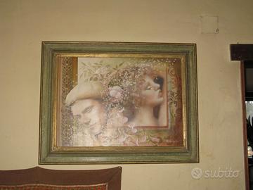 QUADRI OLIO SU LEGNO PITTORE CONTEMPORANEO TED