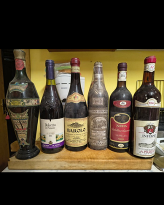 lotto 6 bottiglie di vino