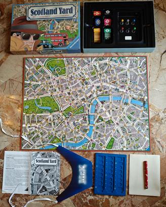 Gioco da tavolo “Scotland Yard” anni '80 completo