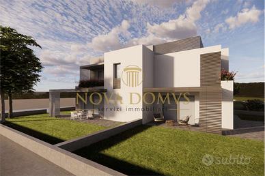 Nuova villetta moderna con giardino privato in con