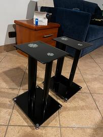 Stand | Supporti per Casse in Vetro Temperato 46cm