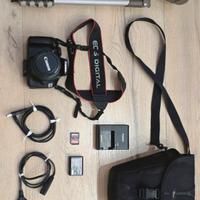 Canon 1100D EOS m. fotografica incluso stativo