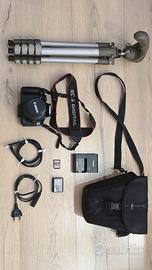 Canon 1100D EOS m. fotografica incluso stativo