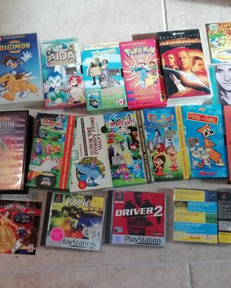 cassette musicali, video giochi