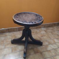 sgabello per pianoforte vintage thonet