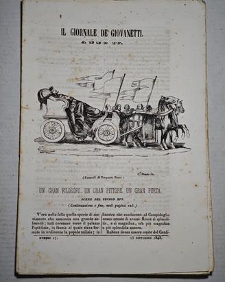 1843 Giornale Giovanetti - Funerale Torquato Tasso