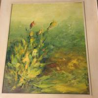 Gusmini piante olio tela 50x70