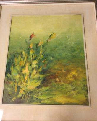 Gusmini piante olio tela 50x70