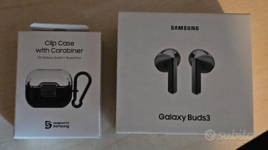 Samsung Galaxy Buds3 R530 Silver con Clip Case