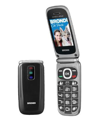 BRONDI AMICO LEALE TELEFONO CELLULARE SENIOR NERO