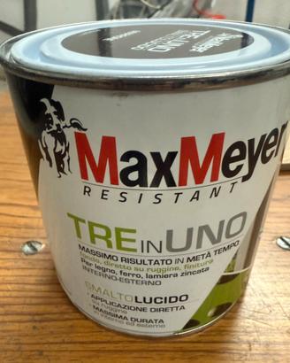 Smalto satinato all’acqua 3 in 1 marrone 0,5L
