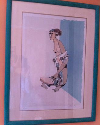 quadro " litografia " 40 x 60 ,  Autore Dinetto
