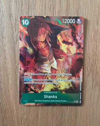 Carta One Piece Shanks SR Alt op17