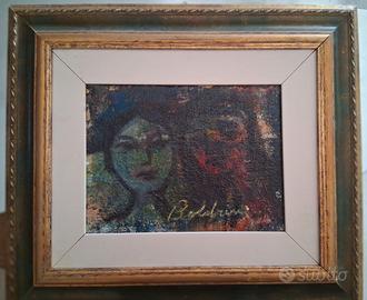 Gusavo Boldrini, olio su tela