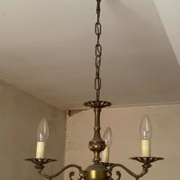 Lampadario salotto cucina camera da letto ottone v