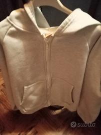 felpa da ragazzo con zip 