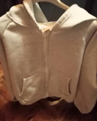 felpa da ragazzo con zip 