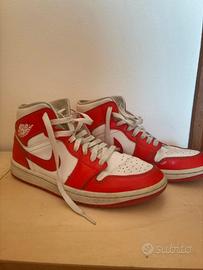 Sneakers Air Jordan  1 Mid white/red