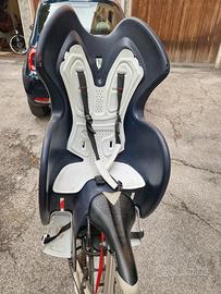 seggiolino bici con sgancio rapido e portapacchi