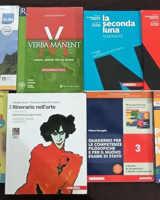 Libri di testo scolastici usati