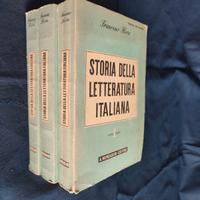 Storia della Lett. Italiana di F. Flora - 3 volumi