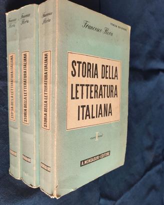 Storia della Lett. Italiana di F. Flora - 3 volumi