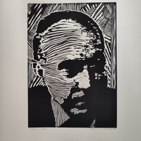 Federico Caffè xilografia